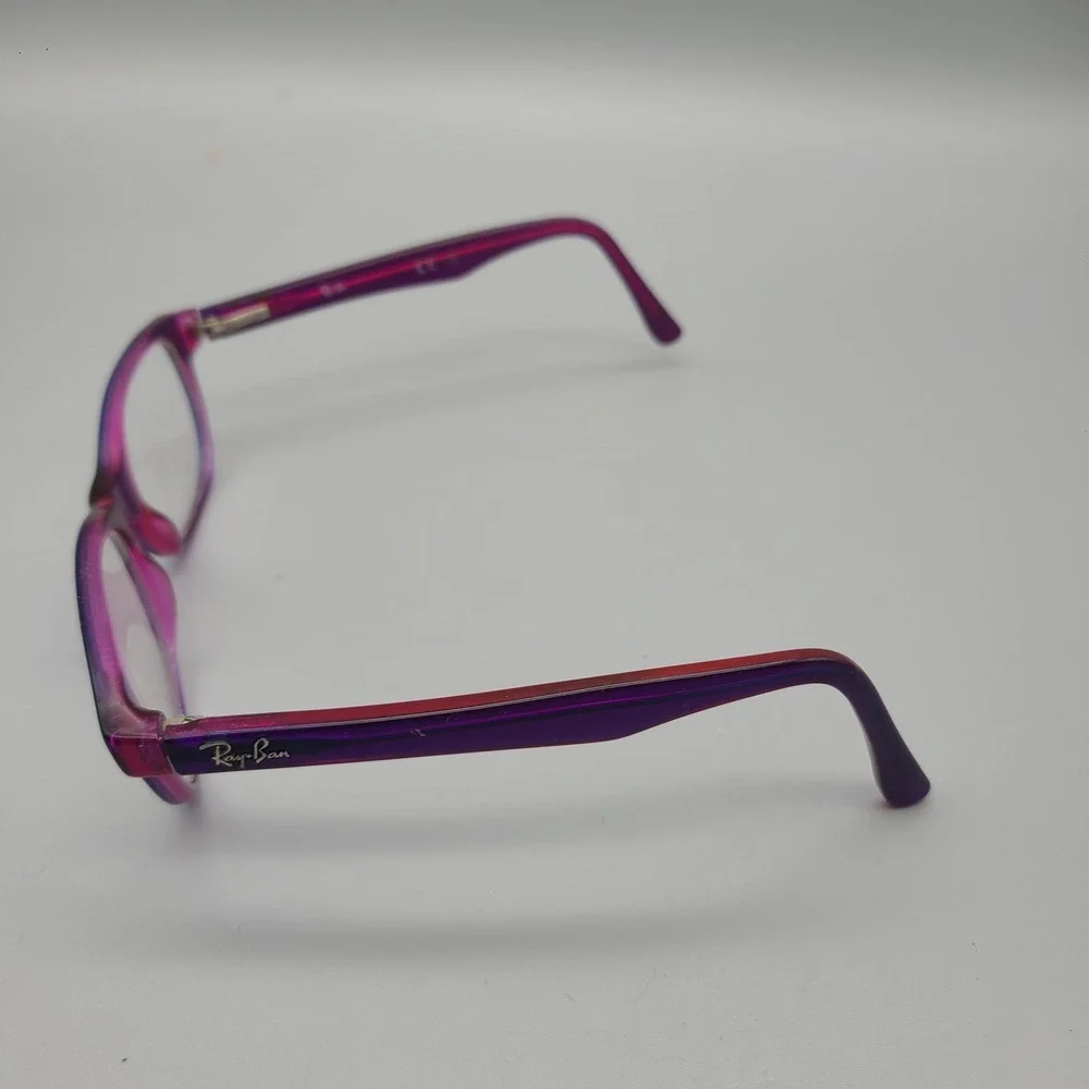 Ray-Ban Kids Eyeglasses Frames RB1555 3666 Purple Pink Square Full Rim 48-16-130